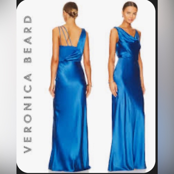 NWT NEW Veronica Beard Sanderson MaxiDress in Azure Blue